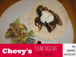 Make Your Own Chevy's Steak Fajitas