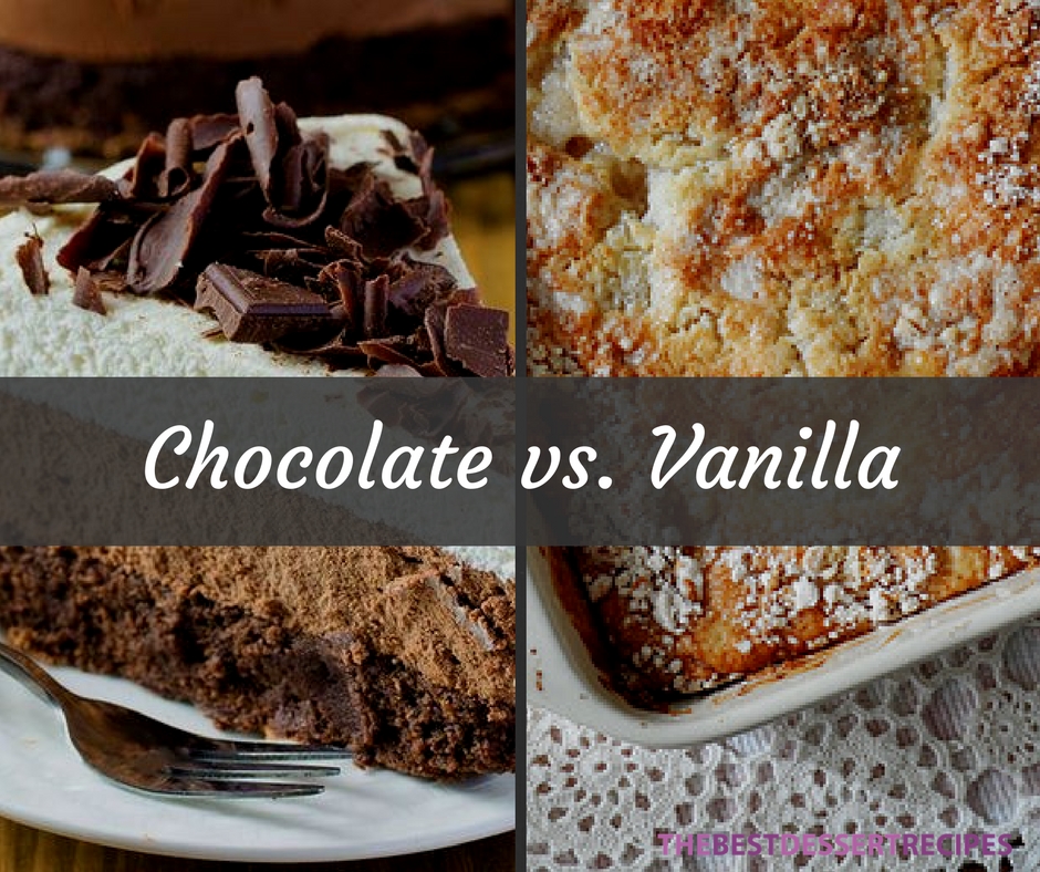 Dessert Showdown Chocolate vs. Vanilla