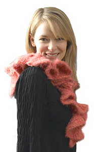 ruffled scarf