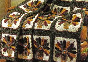 Thanksgiving Turkey Afghan Pattern