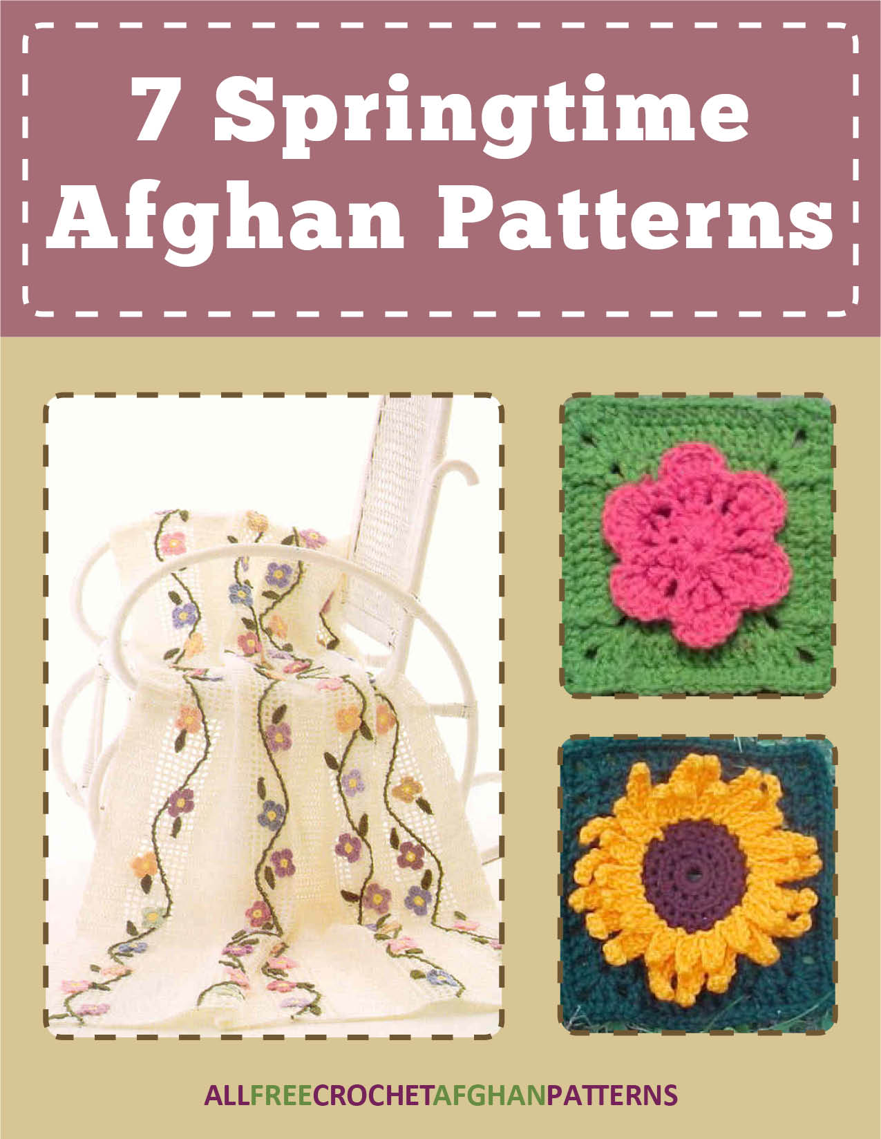 Learn more and download the 7 Springtime Afghans eBook.