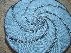 Spiral Baby Blanket