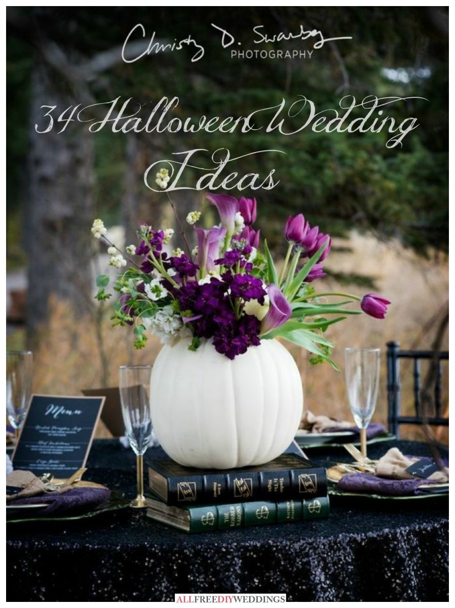 34+ Halloween Wedding Ideas