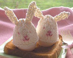 Bunny Knit Egg Cozies