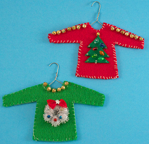 ugly sweater ornament