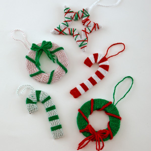 Sweet Yarn Ornaments