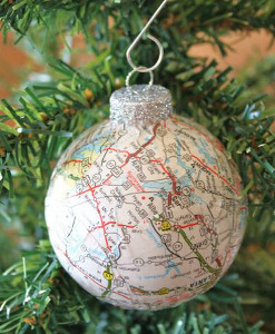 Mapped Out Ornament