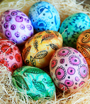 Water Color Easter Eggs
