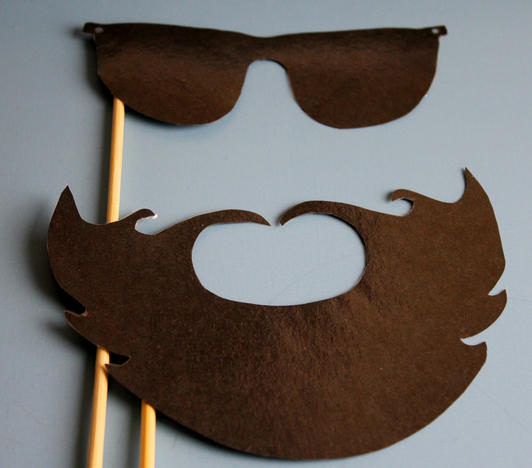 Photo Booth Father's Day Card