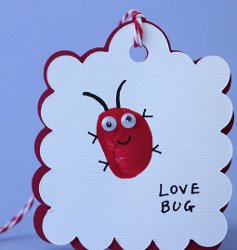 Love Bug Thumbprint Valentines