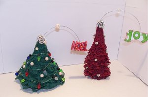 Mini Lace Christmas Tree Tutorial
