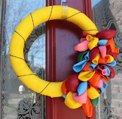 Party Supply Wreath