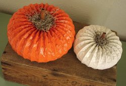 Pretty Pumpkins from Dryer Vents
