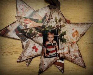 Christmas Chipboard Albums from Fabscraps