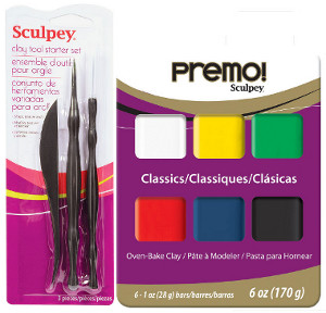 Clay Tool Starter Kit and Classic Clay