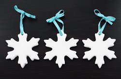 Snowflake Cookie Cutter Ornaments