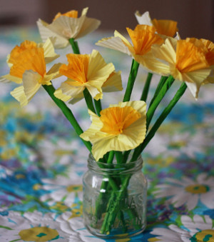 Handmade Daffodils