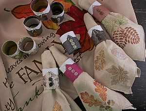 Thanksgiving Pilgrim Napkin Rings