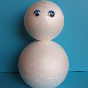 Wee Little Styrofoam Snowman
