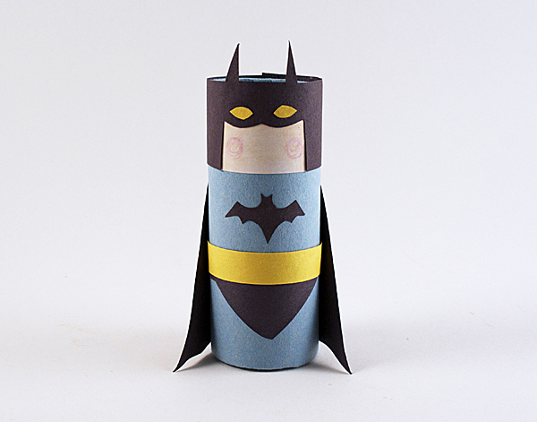 Cardboard Tube Batman