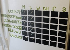 Chalkboard Chore Chart