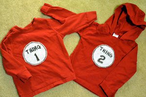Thing 1 and Thing 2 DIY Costumes