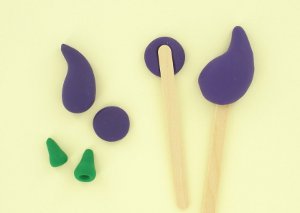 Easy Peasy Clay Garden Stakes 