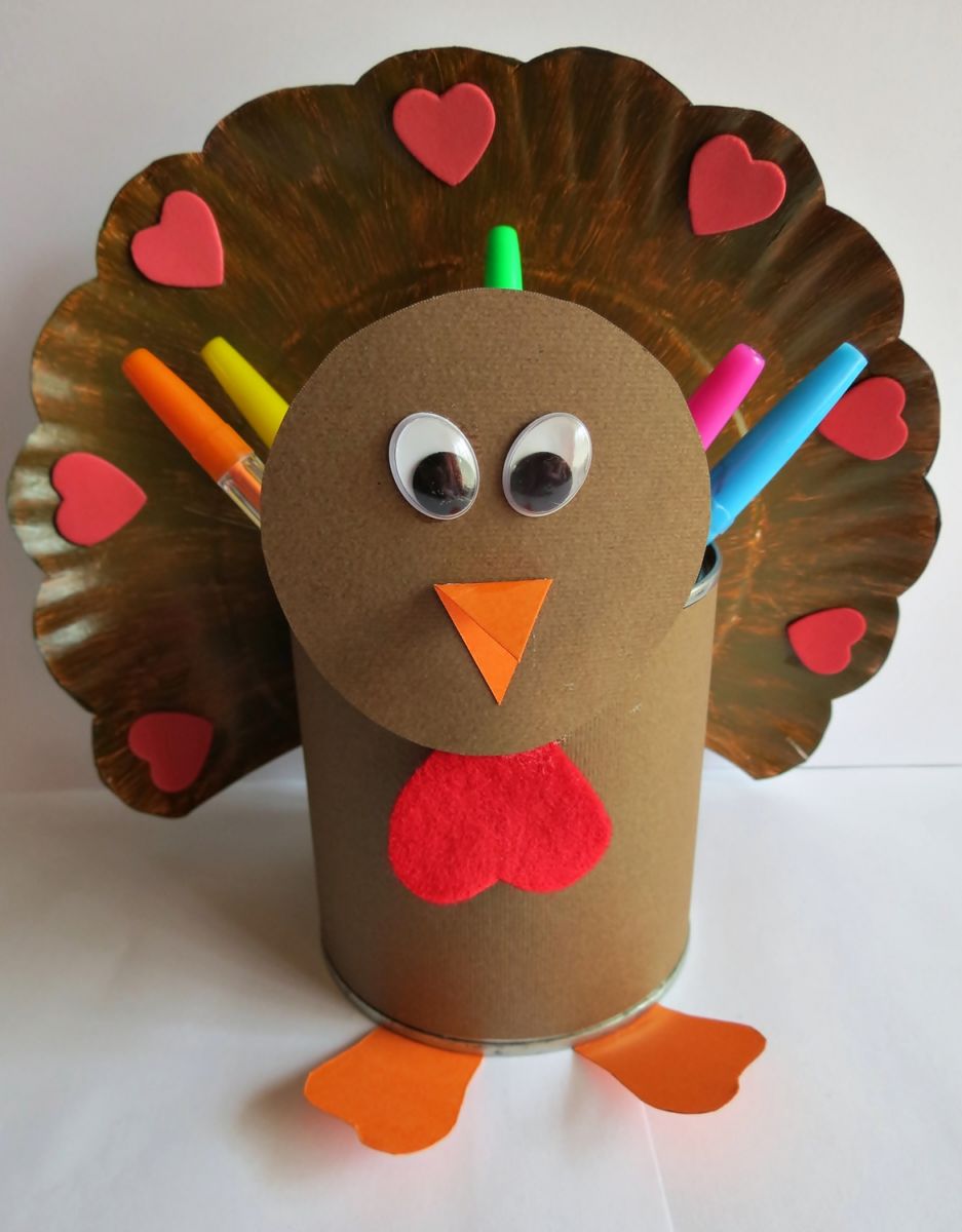 Thanksgiving Turkey Pencil Cup