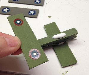 Clothespin Military Airplanes