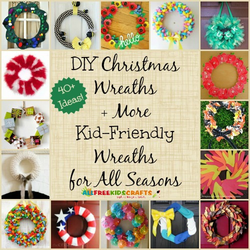 homemade christmas wreaths for kids