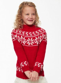Child's Yuletide Sweater 