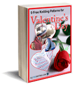 9 Free Knitting Patterns for Valentine's Day