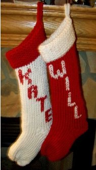 Large Christmas Stocking | AllFreeKnitting.com