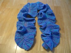 Potato Chip Scarf | AllFreeKnitting.com