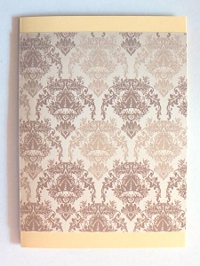 Burlap and Cameo Vintage Card