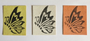 Butterflies Patchwork Handmade Card