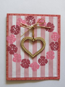 Heartfelt Valentine Wreath Card