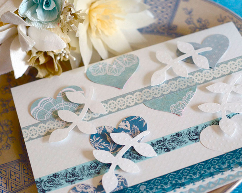Lovely and Lacy Wedding Card