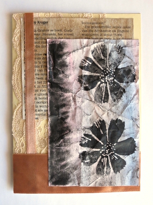 Mixed Media Cosmos Card