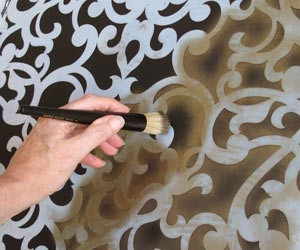 How to Stencil with Royal Stencil Cremes