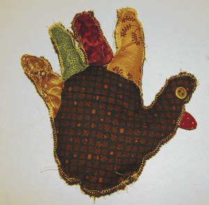 The Traditonal Turkey Handprint
