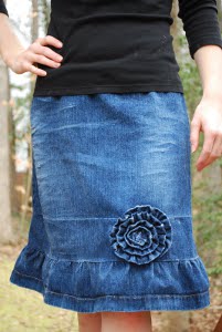 35 Free Skirt Sewing Patterns: How to Make a Skirt Out of Jeans ...