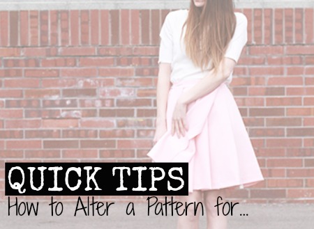 How to Alter a Pattern