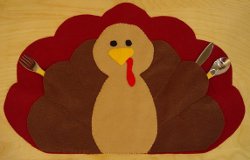 Last Minute Kids' Thanksgiving Placemat