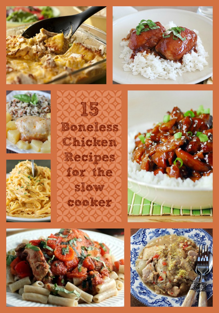 15 Easy Boneless Chicken Recipes For The Slow Cooker