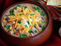Rich and Creamy Chicken Tortilla Soup