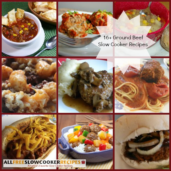 16 Ground Beef Slow Cooker Recipes