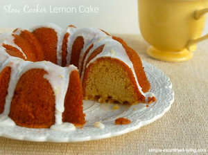 Slow Cooker Lemon Love Cake