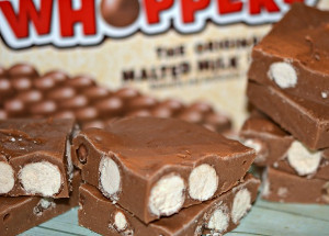 Slow Cooker Whoppers Fudge