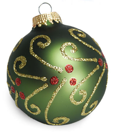 Olive Green Christmas Ornaments 2021